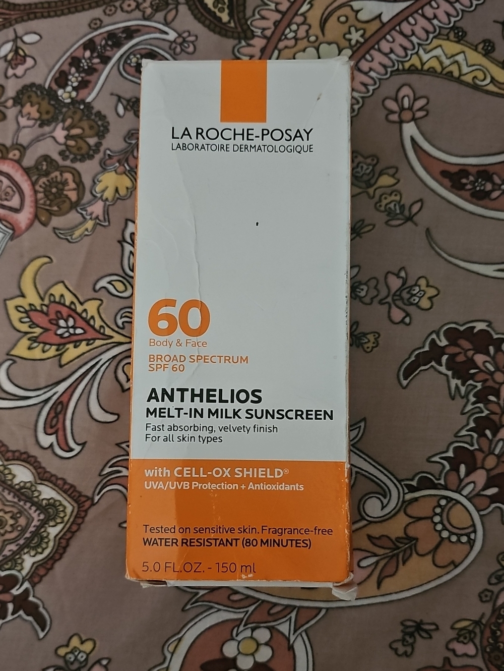 La Roche-Posay Anthelios Melt-In Milk Sunscreen SPF 60 — White & Orange